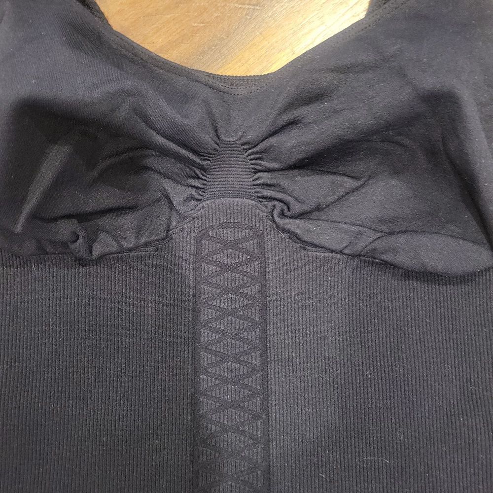 Guess Tummy Control Ribbed Camisole Black XS/S - Picture 2 of 4